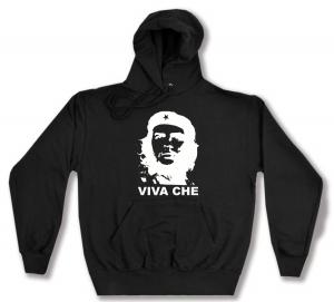 Kapuzen-Pullover: Viva Che Guevara (weiß/schwarz)
