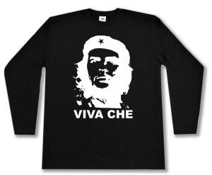 Longsleeve: Viva Che Guevara (weiß/schwarz)