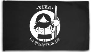 Fahne / Flagge (ca. 150x100cm): Viva la Resistencia!