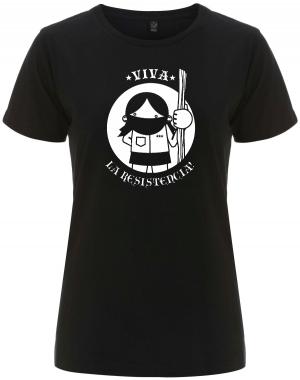 tailliertes Fairtrade T-Shirt: Viva la Resistencia!