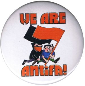 37mm Magnet-Button: We are antifa!