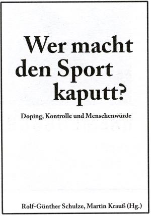 Buch: Wer macht den Sport kaputt?