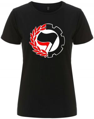 tailliertes Fairtrade T-Shirt: Working Class Antifa