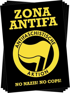 Aufkleber-Paket: Zona Antifa