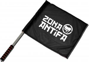 Fahne / Flagge (ca. 40x35cm): Zona Antifa