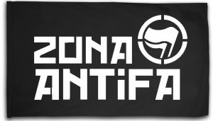 Fahne / Flagge (ca. 150x100cm): Zona Antifa