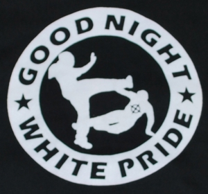 Good night white pride (dicker Rand)