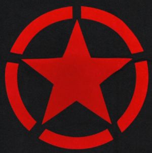 Roter Stern im Kreis (red star)