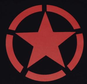 Roter Stern im Kreis (red star)