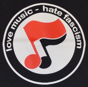 love music - hate fascism (Noten)
