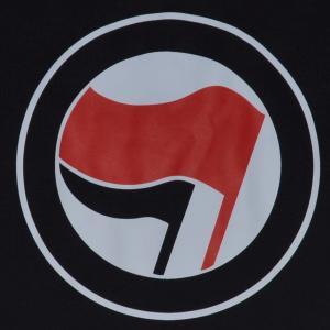 Antifa Logo (rot/schwarz, ohne Schrift)