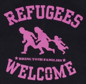 Refugees welcome (pink)