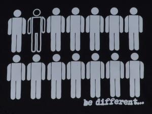 Be different