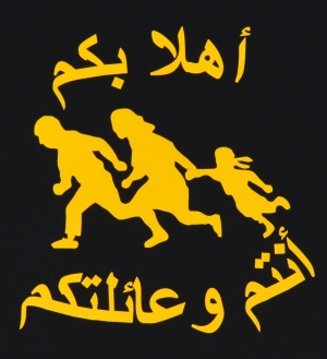 Refugees welcome (arabisch)