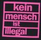 Zum Babybody "Kein Mensch ist illegal (pink)" für 9,90 € gehen.