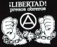 Zum tailliertes Tanktop "Libertad presos obreros!" für 13,12 € gehen.
