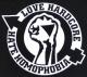 Zum tailliertes Tanktop "Love Hardcore - Hate Homophobia" für 15,00 € gehen.
