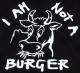 Zum tailliertes Tanktop "I am not a burger" für 15,00 € gehen.