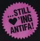 Zum tailliertes Tanktop "... still loving antifa! (pink)" für 13,12 € gehen.