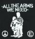 Zum T-Shirt "All the Arms we need" für 13,12 € gehen.