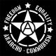 Zum T-Shirt "Freedom - Equality - Anarcho - Communism" für 13,12 € gehen.