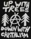 Zum tailliertes T-Shirt "Up with Trees - Down with Capitalism" für 14,00 € gehen.