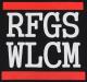 Zum tailliertes T-Shirt "RFGS WLCM" für 14,00 € gehen.