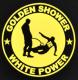 Zum tailliertes T-Shirt "Golden Shower white power" für 14,00 € gehen.