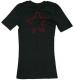 Zum tailliertes T-Shirt "Starstitch 1 black" für 19,45 € gehen.