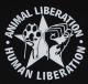 Zum Kapuzen-Pullover "Animal Liberation - Human Liberation (mit Stern)" für 30,00 € gehen.