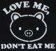 Zum Kapuzen-Pullover "Love Me - Don't Eat Me" für 30,00 € gehen.