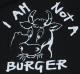 Zum Kapuzen-Pullover "I am not a burger" für 28,00 € gehen.