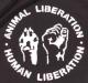 Zum Kapuzen-Pullover "Animal Liberation - Human Liberation" für 30,00 € gehen.