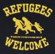 Zum Longsleeve "Refugees welcome" für 13,12 € gehen.