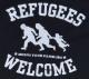 Zum Longsleeve "Refugees welcome (weiß)" für 13,12 € gehen.
