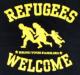Zum Trägershirt "Refugees welcome" für 15,00 € gehen.