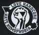 Zum Kapuzen-Longsleeve "Love Hardcore - Hate Homophobia" für 18,00 € gehen.