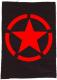 Zur Artikelseite von "Roter Stern im Kreis (Red Star)", Rckenaufnher für 3,00 €