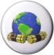 Zur Artikelseite von "Zeitbombe Erde", 37mm Magnet-Button für 2,50 €