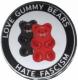 Zur Artikelseite von "Love Gummy Bears - Hate Fascism", 50mm Magnet-Button für 3,00 €