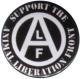 Zur Artikelseite von "support the Animal Liberation Front (schwarz)", 50mm Magnet-Button für 3,00 €