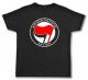 Zur Artikelseite von "Antifaschistische Aktion (rot/schwarz)", Fairtrade T-Shirt für 19,45 €