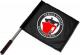 Zur Artikelseite von "Barista Barista Antifascista (Moka)", Fahne / Flagge (ca. 40x35cm) für 15,00 €