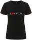 Zur Artikelseite von "I love Antifa", tailliertes Fairtrade T-Shirt für 18,10 €