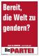Plakat (DIN A1): Bereit, die Welt zu gendern?
