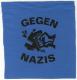 Gegen Nazis (schwarz/blau)