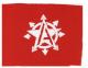Anarchy Star (weiß/rot)