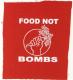 Food Not Bombs (weiß/rot)