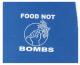Food Not Bombs (weiß/blau)