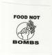 Food Not Bombs (schwarz/weiß)